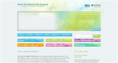 Desktop Screenshot of pediatric-pain.ca